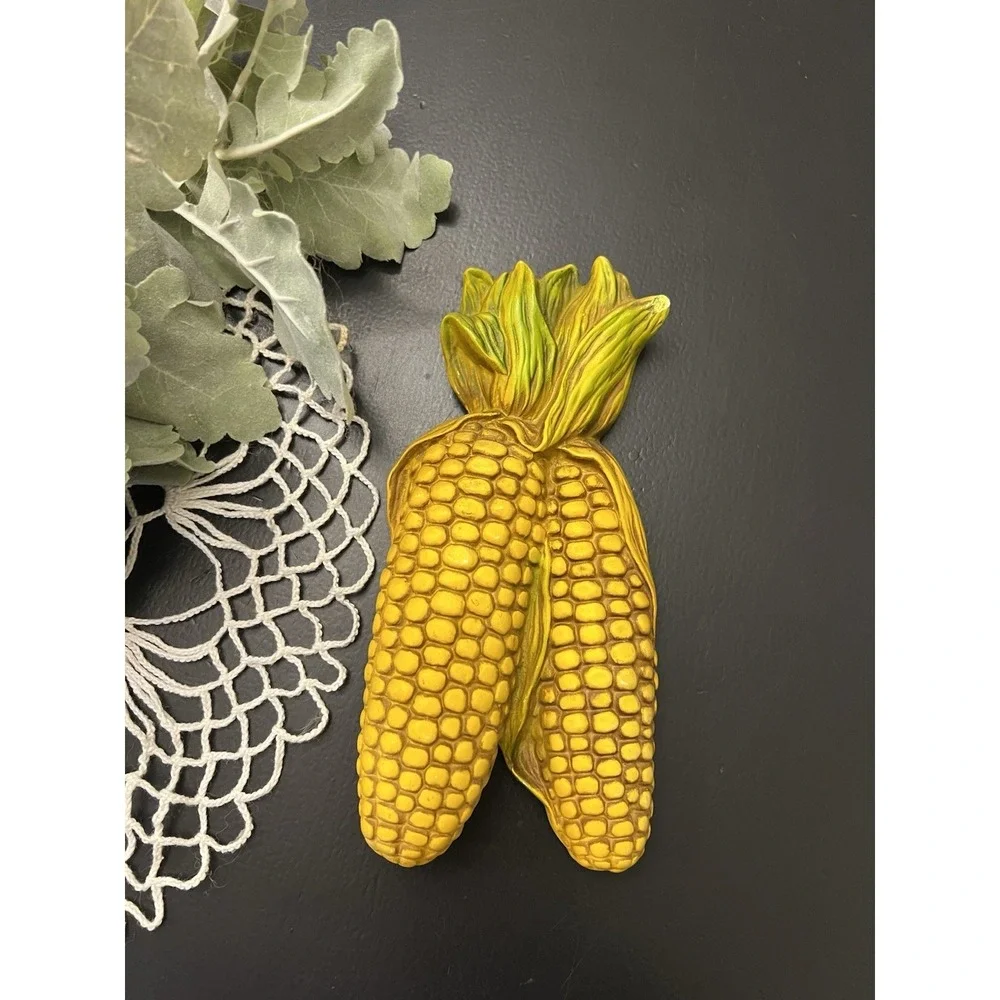 Ardco Dallas Vintage Ceramic Cobs of Corn 1950s Wall‎ Art 3D Japan As Is